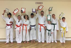 Luton Karate Grading Happy